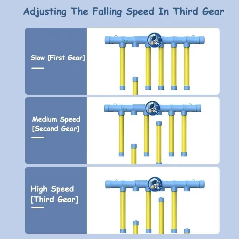 Fun Falling Sticks Game Toys Set for Training Reaction Ability Practice Grasp Parent-Child Interaction Party Game Challenge Toys